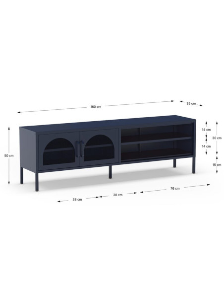 Mueble TV dos puertas AXIA