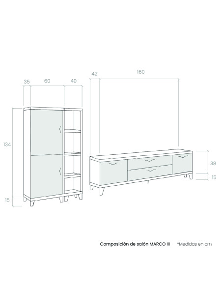 Composición de salón MARCO III