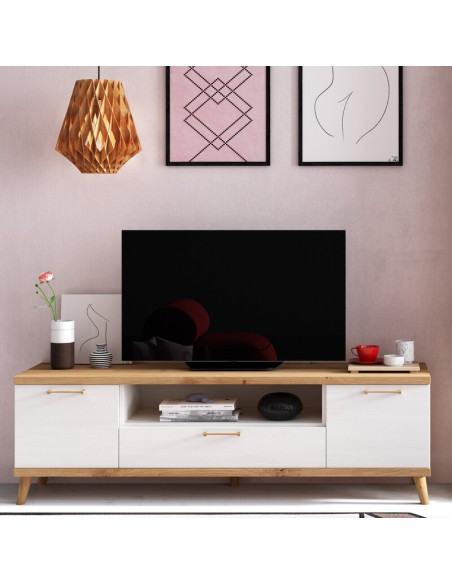 Mueble TV dos puertas y cajón MARCO