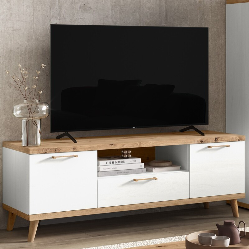 Mueble TV dos puertas y cajón MARCO