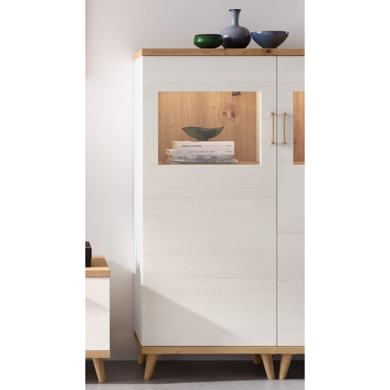 Vitrina baja una puerta cristal MARCO