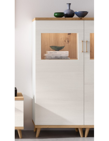 Vitrina baja una puerta cristal MARCO