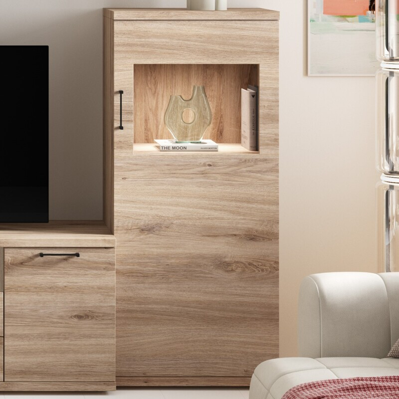 Vitrina baja una puerta cristal MARCO
