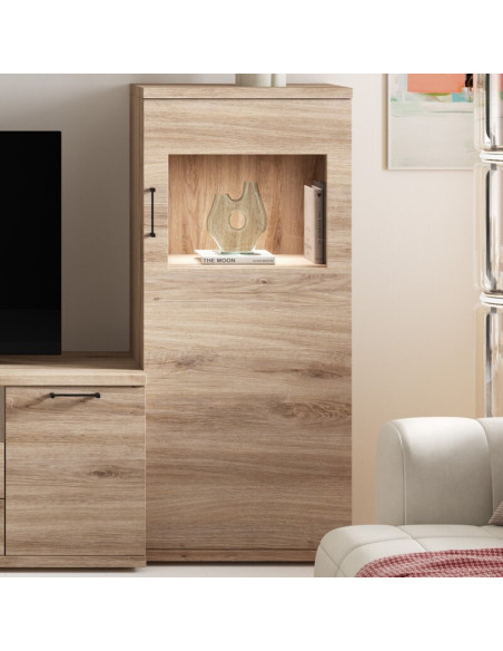 Vitrina baja una puerta cristal MARCO