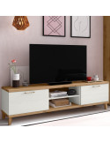 Mueble TV dos puertas y dos huecos MARCO