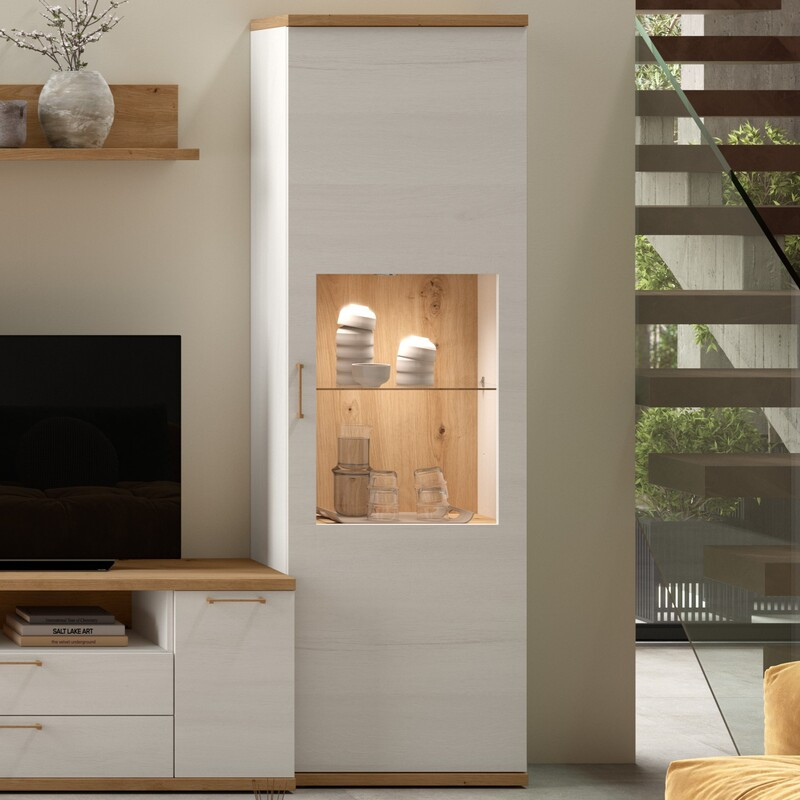 Vitrina alta una puerta MARCO