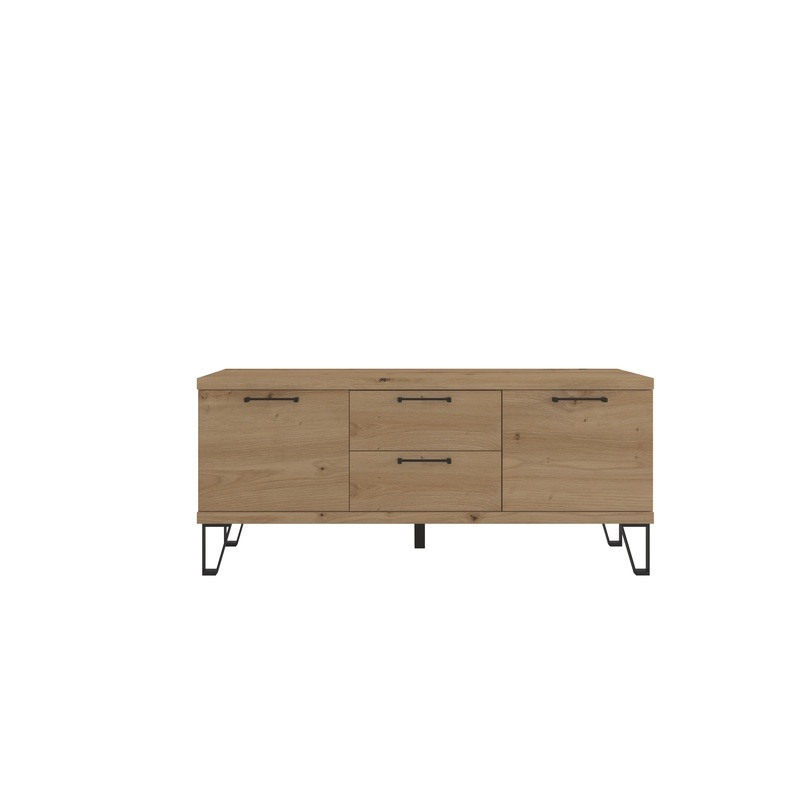 Mueble TV dos puertas y dos cajones MARCO