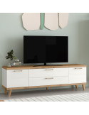 Mueble TV dos puertas y dos cajones MARCO
