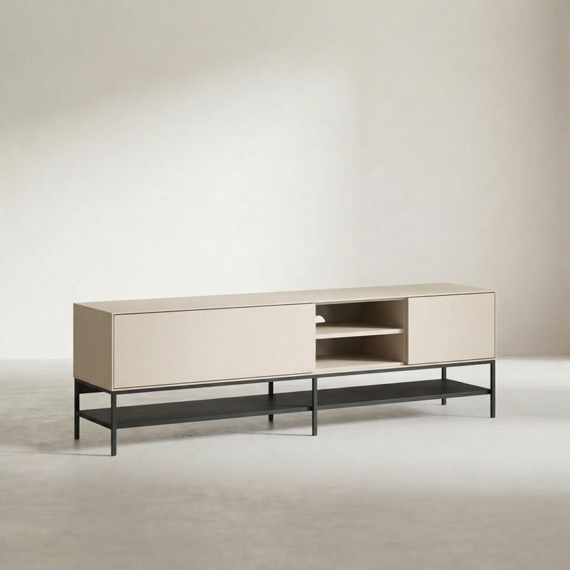Mueble TV dos puertas y dos cajones LIA