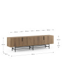 Mueble TV cuatro puertas LIA