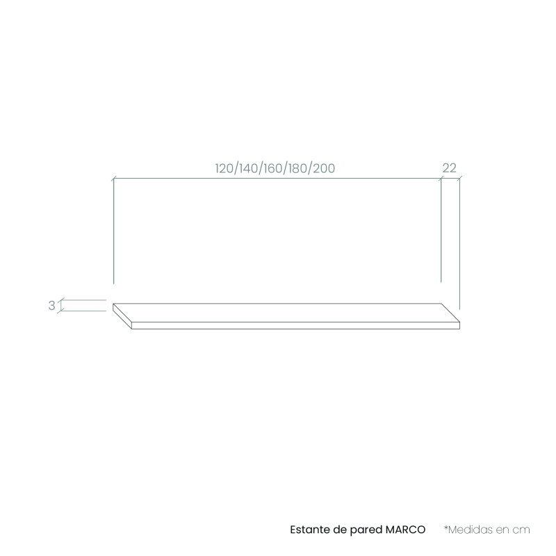 Estante de pared MARCO