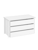 Cajonera armario puertas batientes tres cajones MAX