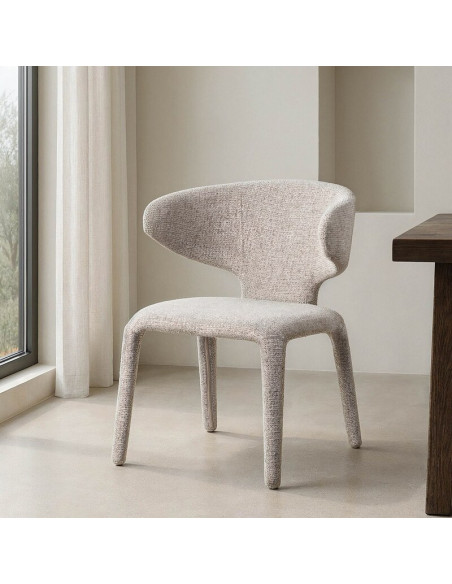 Silla de comedor tapizada MAEL
