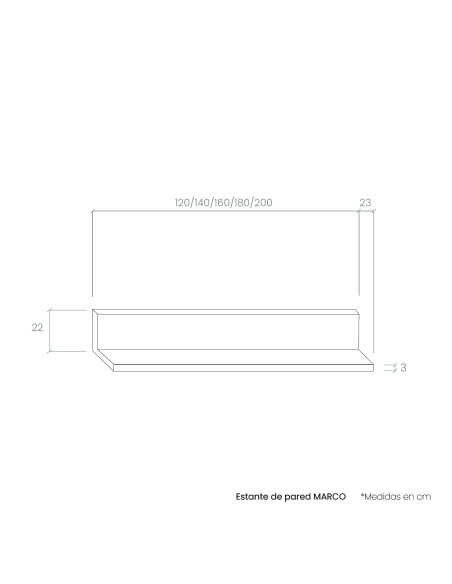 Estante de pared MARCO