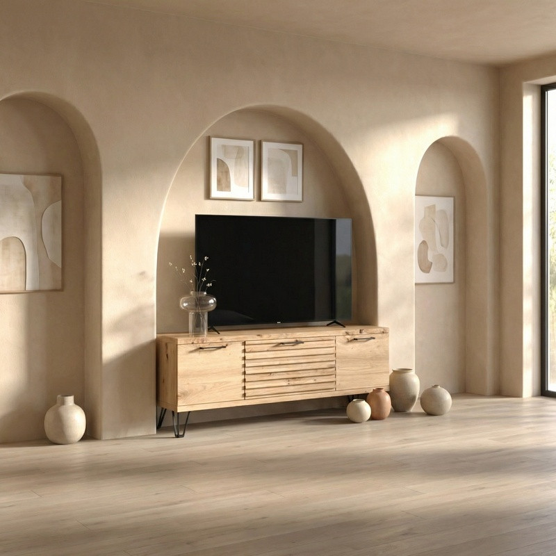 Mueble TV dos puertas y cajón MARCO I