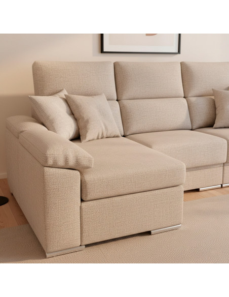 Chaise longue reversible CIRELLA