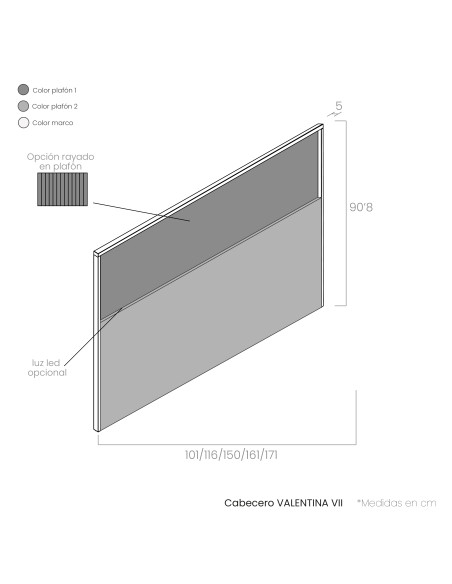 Cabecero VALENTINA VII