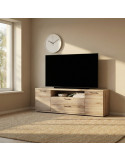 Mueble TV dos puertas, dos cajones y hueco MARCO