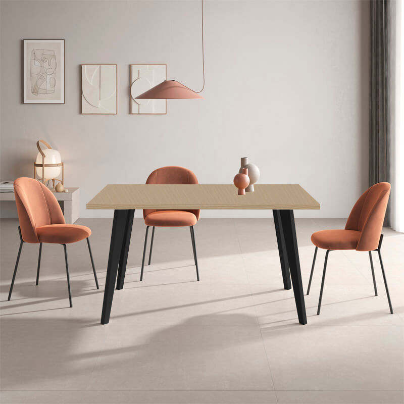 Mesa rectangular fija INNA