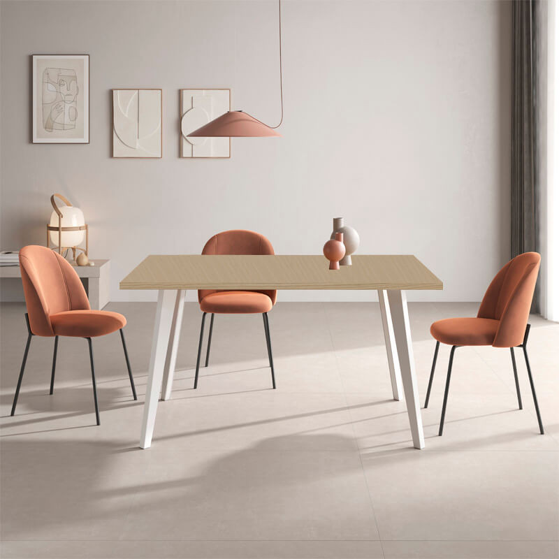 Mesa rectangular fija INNA
