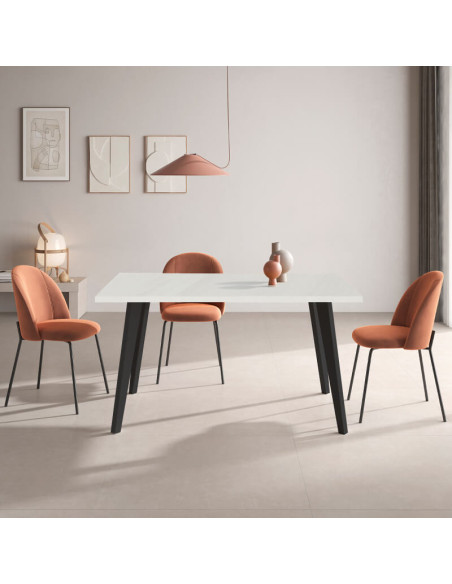 Mesa rectangular fija INNA