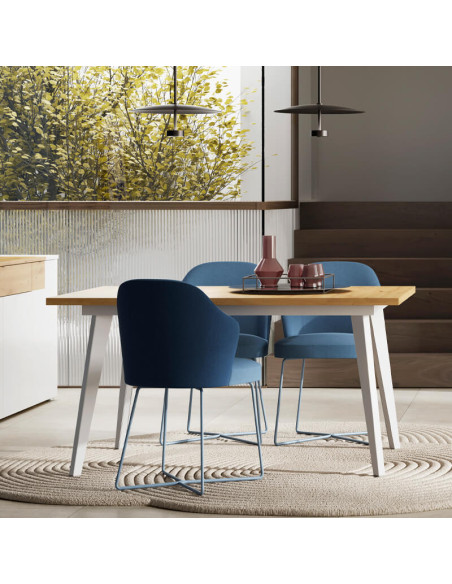 Mesa rectangular fija INNA