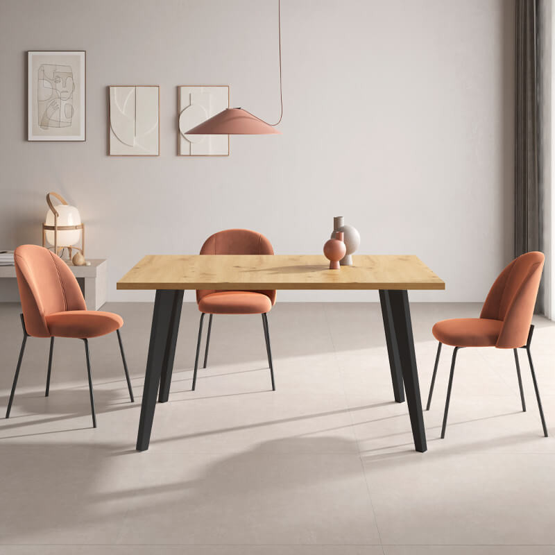 Mesa rectangular fija INNA
