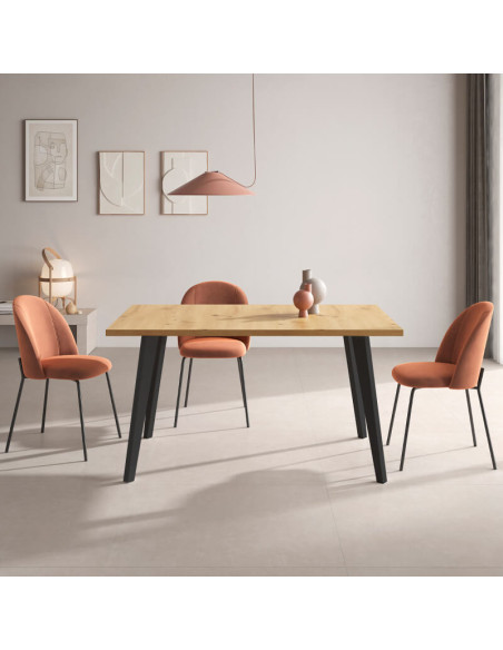 Mesa rectangular fija INNA