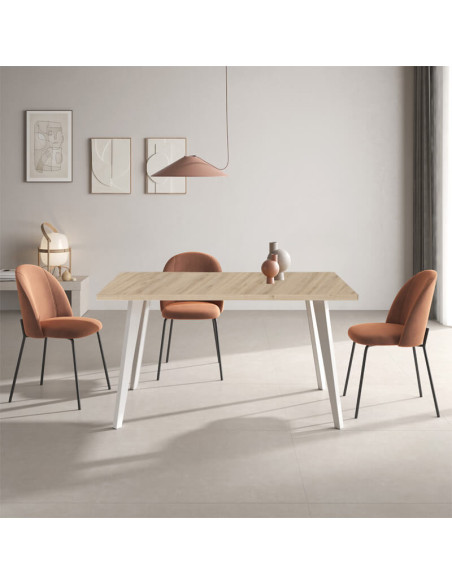 Mesa rectangular fija INNA