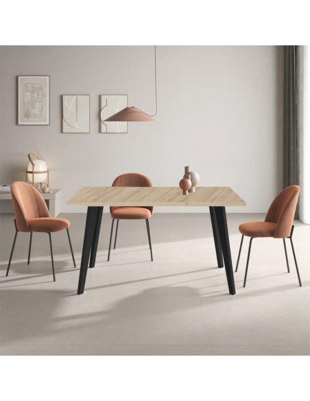 Mesa rectangular fija INNA