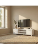 Mueble TV dos puertas y dos huecos MARCO