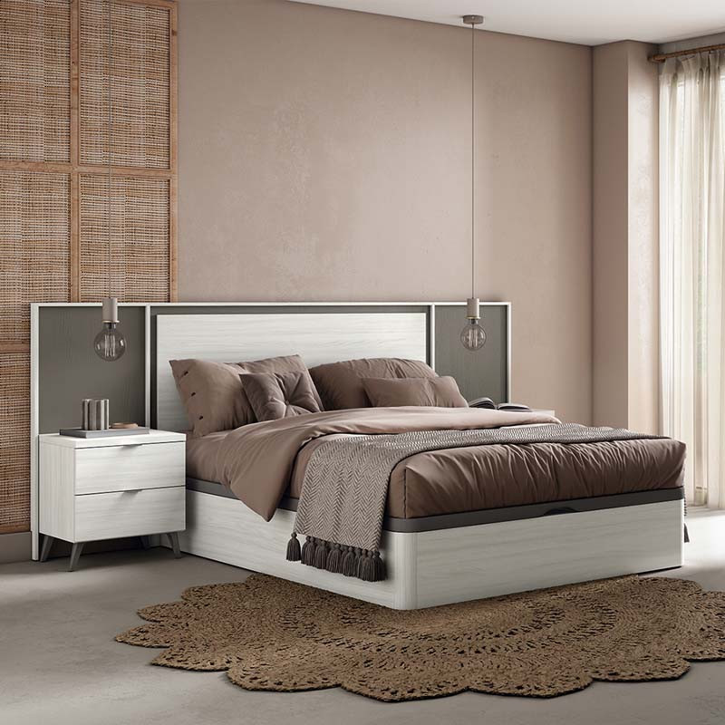 Canapé con base tapizada VALENTINA