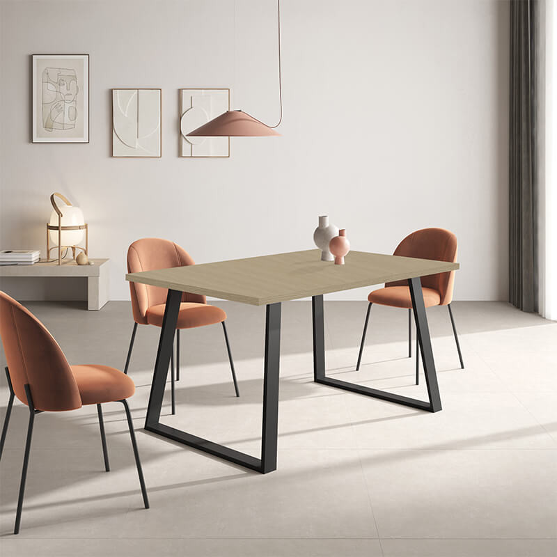 Mesa rectangular fija SANA