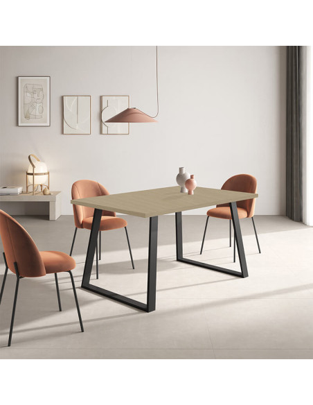 Mesa rectangular fija SANA