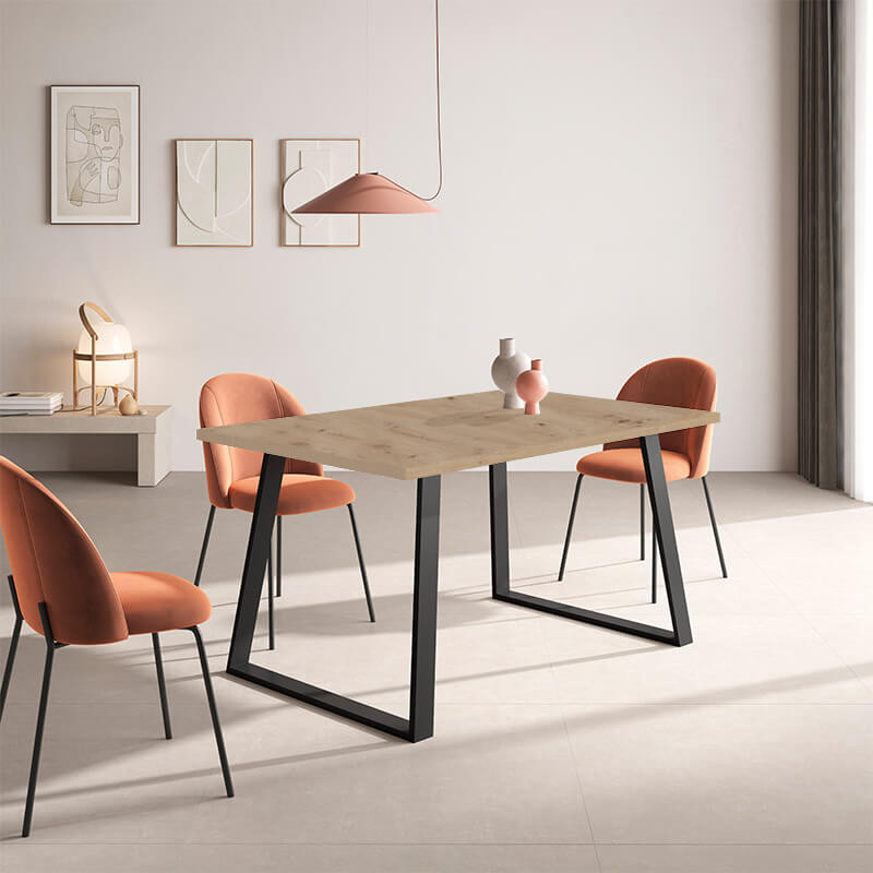 Mesa rectangular fija SANA