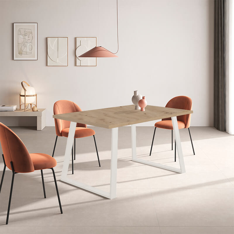 Mesa rectangular fija SANA