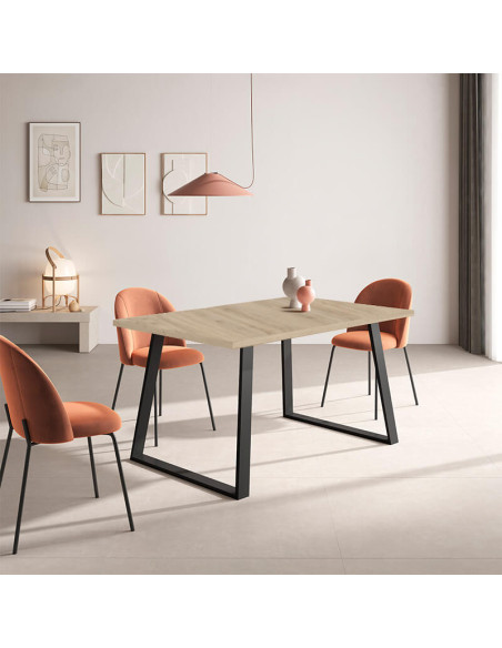 Mesa rectangular fija SANA