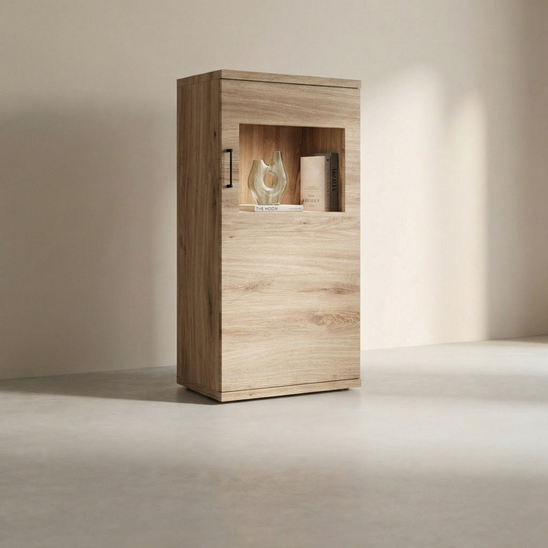 Vitrina baja una puerta cristal MARCO
