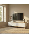 Mueble TV dos puertas y dos cajones MARCO