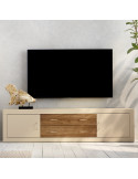 Mueble TV dos cajones y dos puertas 200 cm ROMA