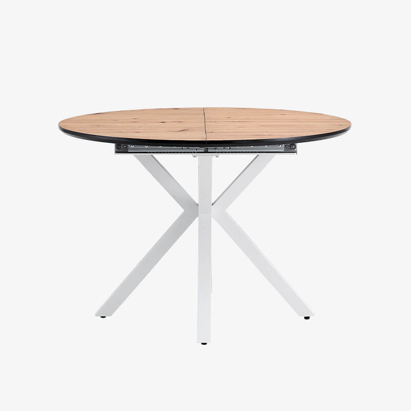 Mesa de comedor redonda extensible ANIA
