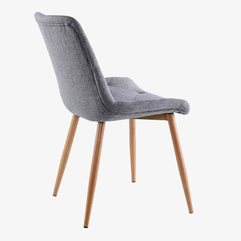Silla de comedor gris VAIMA 2