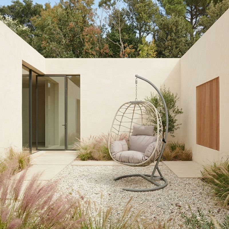 Silla colgante de jardín PALMA