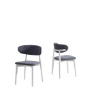 Silla de salón tapizada NOREA