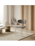 Silla de salón tapizada NOREA