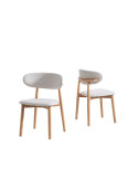 Silla de salón tapizada SILEA