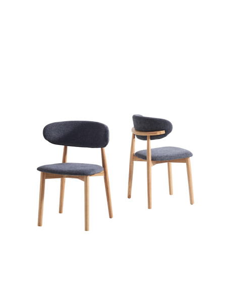 Silla de salón tapizada SILEA