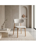 Silla de salón tapizada SILEA