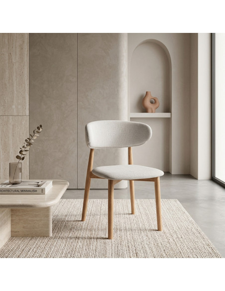 Silla de salón tapizada SILEA