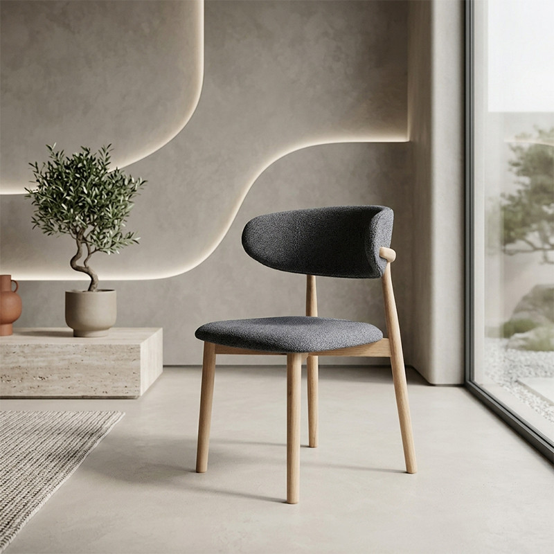 Silla de salón tapizada SILEA